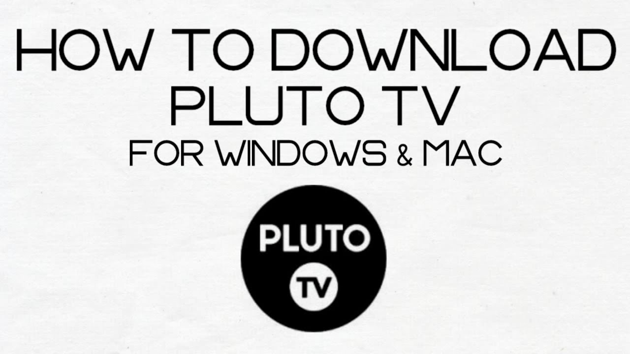 Pluto tv for macbook